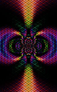 Preview wallpaper fractal, mesh, gradient, colorful, abstraction