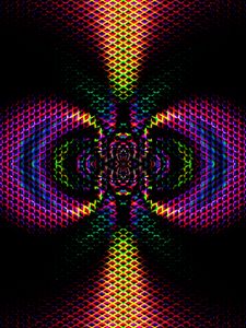 Preview wallpaper fractal, mesh, gradient, colorful, abstraction