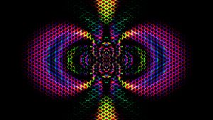 Preview wallpaper fractal, mesh, gradient, colorful, abstraction