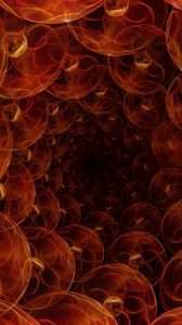 Preview wallpaper fractal, molecules, bubbles, abstraction