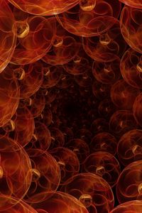 Preview wallpaper fractal, molecules, bubbles, abstraction