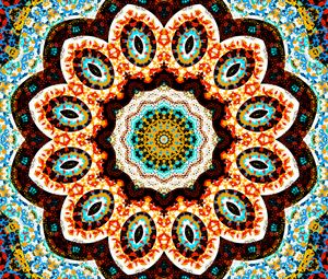 Preview wallpaper fractal, mosaic, pattern, abstraction, colorful
