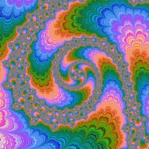 Preview wallpaper fractal, multicolored, rotation, patterns