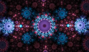 Preview wallpaper fractal, pattern, abstract, multicolored, digital