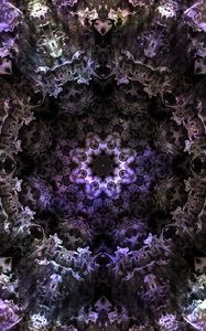 Preview wallpaper fractal, pattern, abstraction, tangled, symmetrical