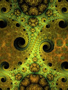 Preview wallpaper fractal, pattern, abstraction, swirling, tangled