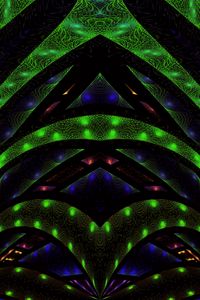 Preview wallpaper fractal, pattern, abstraction, tangled, colorful