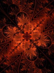 Preview wallpaper fractal, pattern, abstraction, symmetry, tangled