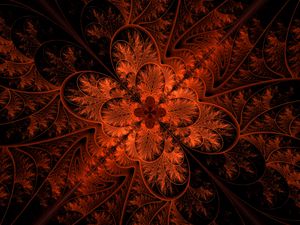 Preview wallpaper fractal, pattern, abstraction, symmetry, tangled