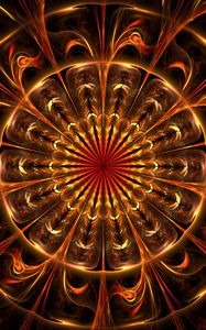 Preview wallpaper fractal, pattern, abstraction, tangled, symmetry