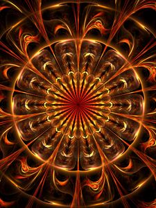 Preview wallpaper fractal, pattern, abstraction, tangled, symmetry