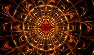 Preview wallpaper fractal, pattern, abstraction, tangled, symmetry