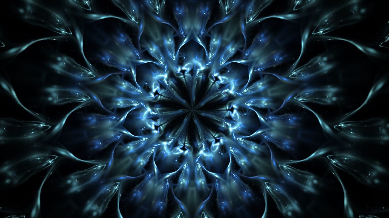 Wallpaper fractal, pattern, abstraction, glow