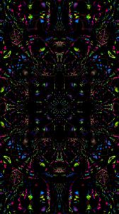 Preview wallpaper fractal, pattern, abstraction, colorful, dark