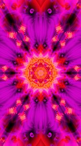 Preview wallpaper fractal, pattern, abstraction, purple