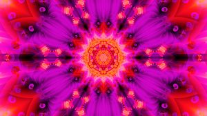 Preview wallpaper fractal, pattern, abstraction, purple