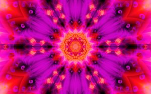 Preview wallpaper fractal, pattern, abstraction, purple