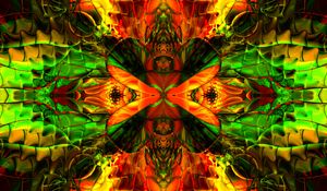 Preview wallpaper fractal, pattern, abstraction, bright, colorful