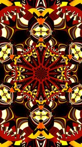 Preview wallpaper fractal, pattern, abstraction, kaleidoscope, colorful