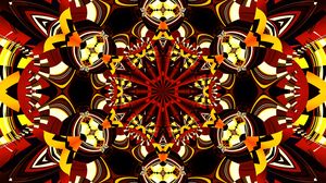 Preview wallpaper fractal, pattern, abstraction, kaleidoscope, colorful