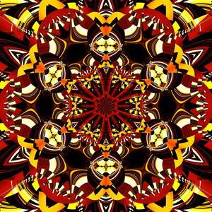 Preview wallpaper fractal, pattern, abstraction, kaleidoscope, colorful