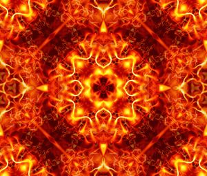 Preview wallpaper fractal, pattern, abstraction, bright, glow