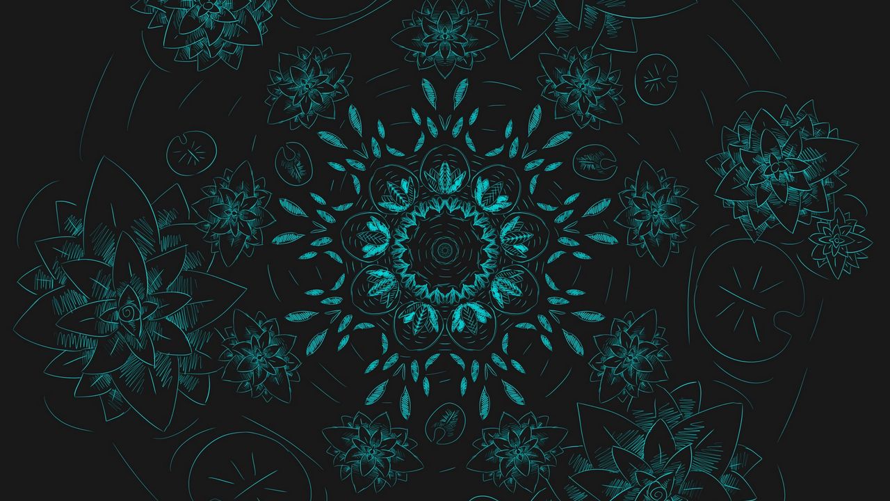 Wallpaper fractal, pattern, abstraction, art