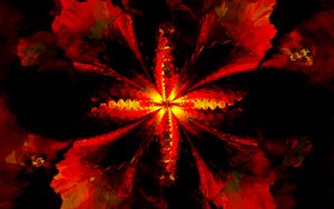 Preview wallpaper fractal, pattern, abstraction, red, dark