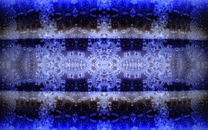 Preview wallpaper fractal, pattern, abstraction, blue, black