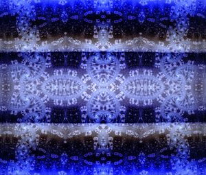 Preview wallpaper fractal, pattern, abstraction, blue, black
