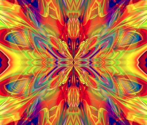 Preview wallpaper fractal, pattern, abstraction, colorful, bright