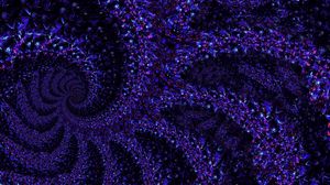 Preview wallpaper fractal, pattern, abstraction, purple, dark