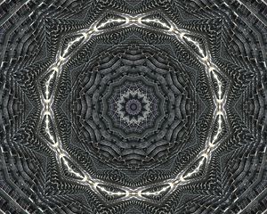 Preview wallpaper fractal, pattern, abstraction, gray