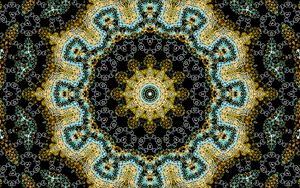 Preview wallpaper fractal, pattern, abstraction, colorful, kaleidoscope