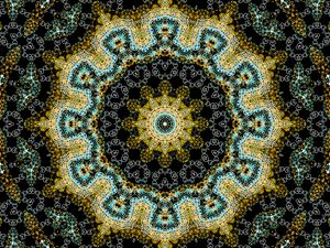 Preview wallpaper fractal, pattern, abstraction, colorful, kaleidoscope