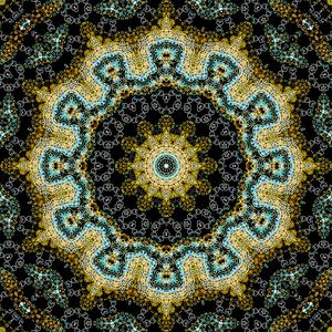 Preview wallpaper fractal, pattern, abstraction, colorful, kaleidoscope