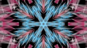 Preview wallpaper fractal, pattern, abstraction, pink, blue