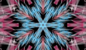 Preview wallpaper fractal, pattern, abstraction, pink, blue