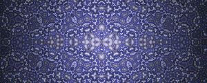 Preview wallpaper fractal, pattern, abstraction, kaleidoscope, blue