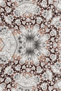 Preview wallpaper fractal, pattern, abstraction, brown, light