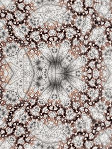 Preview wallpaper fractal, pattern, abstraction, brown, light