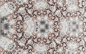 Preview wallpaper fractal, pattern, abstraction, brown, light