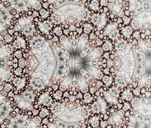 Preview wallpaper fractal, pattern, abstraction, brown, light
