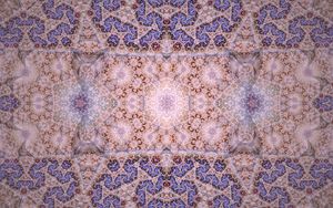 Preview wallpaper fractal, pattern, abstraction, purple, light