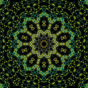 Preview wallpaper fractal, pattern, abstraction, green, black