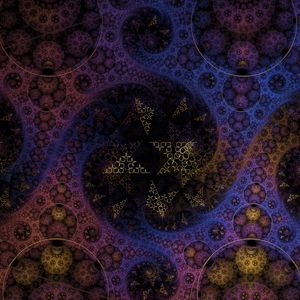 Preview wallpaper fractal, pattern, abstraction, dark, purple