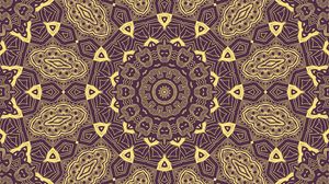 Preview wallpaper fractal, pattern, abstraction, yellow, purple