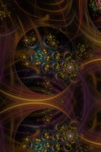 Preview wallpaper fractal, pattern, abstraction, tangled, intersection