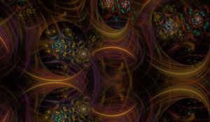 Preview wallpaper fractal, pattern, abstraction, tangled, intersection