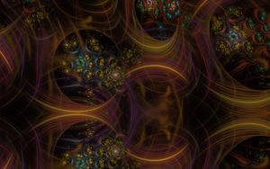 Preview wallpaper fractal, pattern, abstraction, tangled, intersection